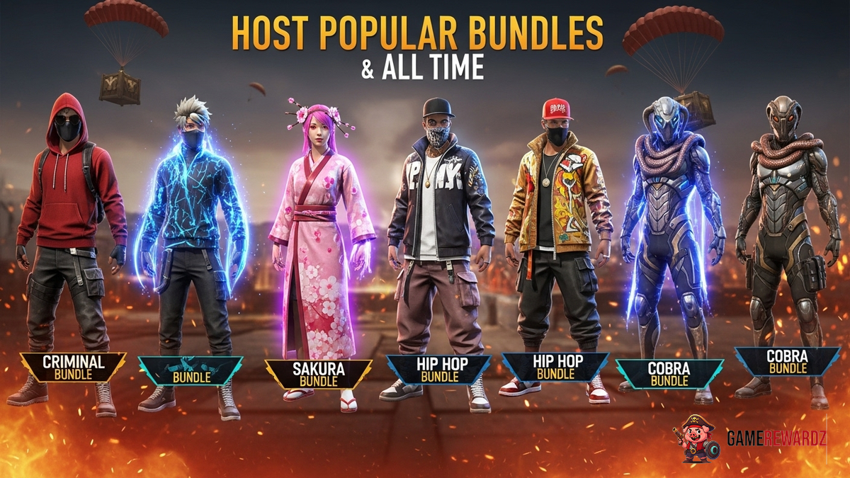Free Fire Most Popular Bundles of All Time